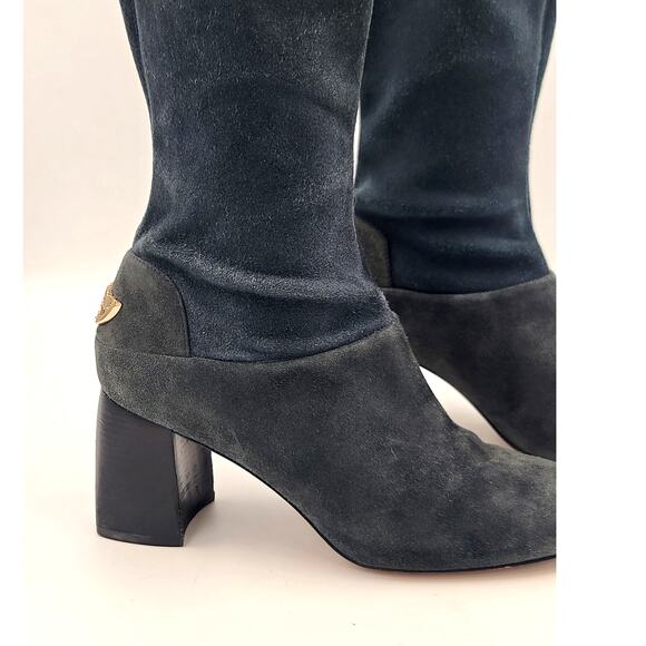 Tory Burch Sidney Suede Pull On Boot - Picture 3 of 10